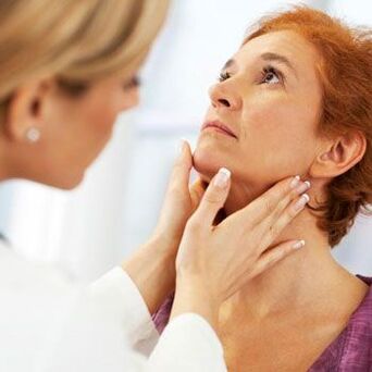 A patient with anterior neck pain